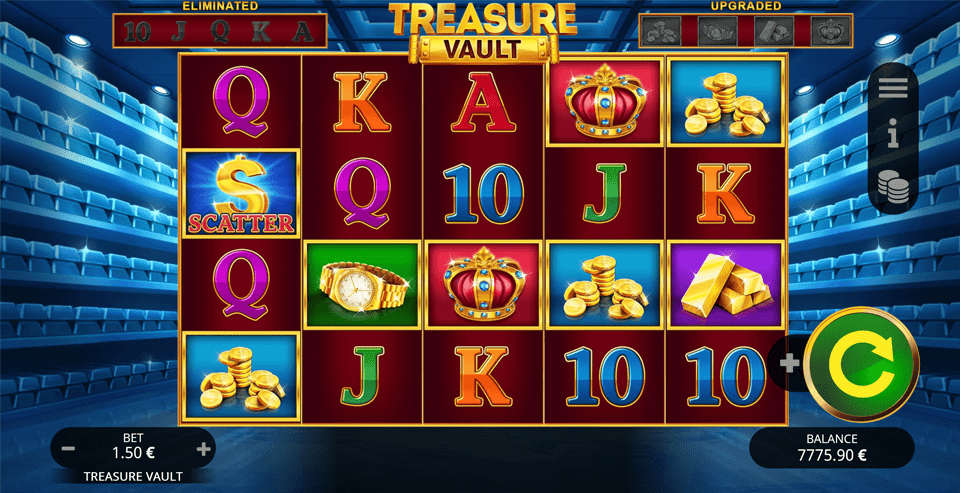 Slot symbols Treasure Vault