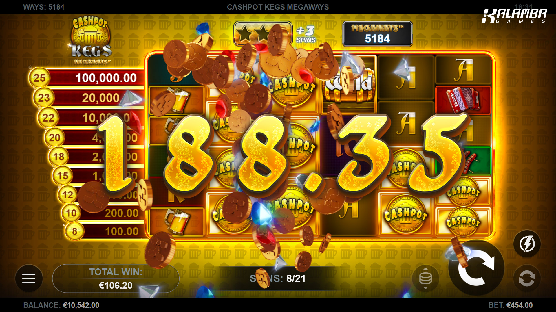 cashpot-kegs-megaways-screenshot