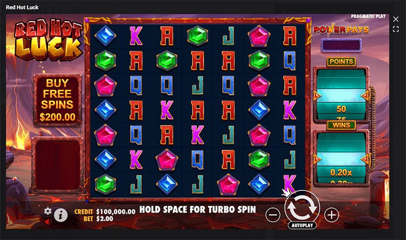 Red Hot Luck Slot Gameplay