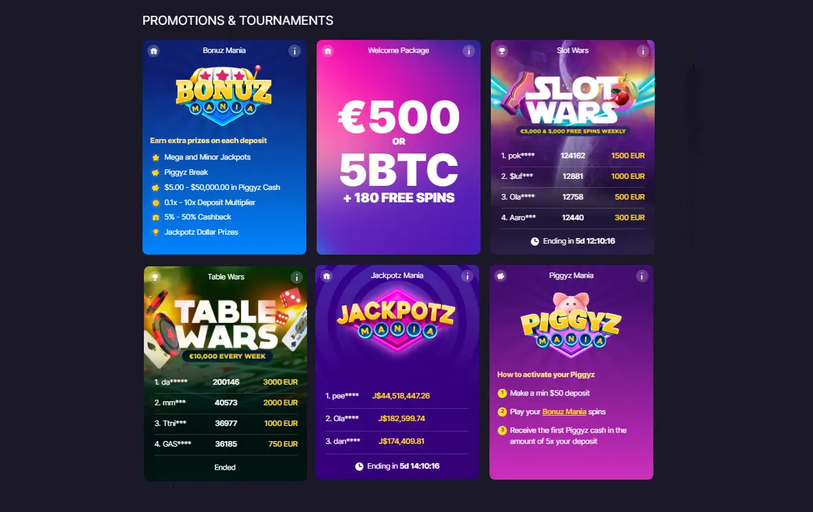Bitstarz Bonus Banner