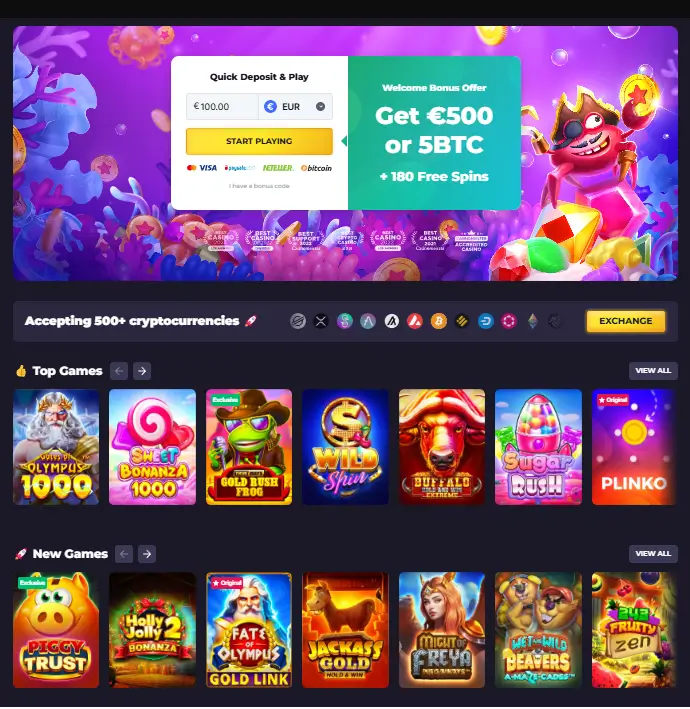 Bitstarz Homepage