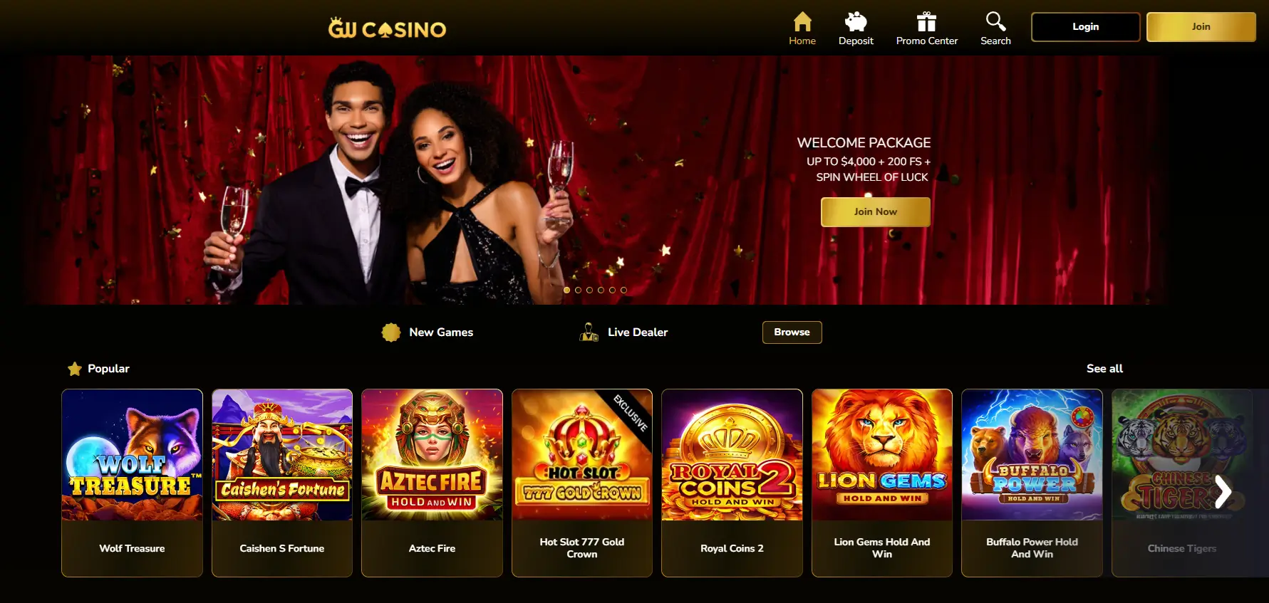 GWCasino Front